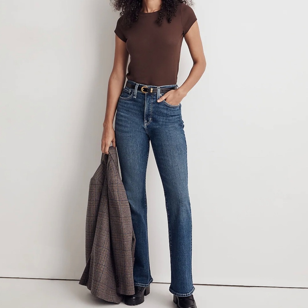 Madewell The Petite Perfect Vintage Flare high-rise jeans size 29P - NWT